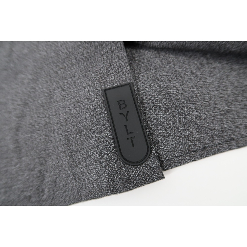 BYLT Vista Shirt Mens Medium Gray Charcoal Long Sleeve Button Up Premium Basics - Picture 5 of 11